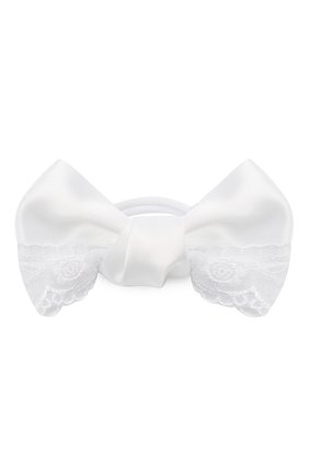 Детская резинка bow lace JUNEFEE белого цвета по цене 890 руб., арт. 6345 | Фото 1 Детская резинка bow lace JUNEFEE белого цвета, арт. 6345 | Фото 1