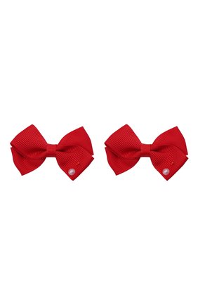 Детская комплект из двух заколок wavy JUNEFEE красного цвета по цене 700 руб., арт. 6593 | Фото 1 Детская комплект из двух заколок wavy JUNEFEE красного цвета, арт. 6593 | Фото 1