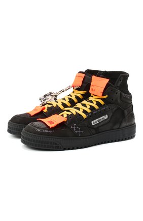 Мужские комбинированные кеды off court 3.0 OFF-WHITE черного цвета по цене 56400 руб., арт. 0MIA065E20LEA0021010 | Фото 1 Мужские комбинированные кеды off court 3.0 OFF-WHITE черного цвета, арт. 0MIA065E20LEA0021010 | Фото 1