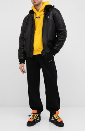 Мужские комбинированные кеды off court 3.0 OFF-WHITE черного цвета по цене 56400 руб., арт. 0MIA065E20LEA0021010 | Фото 2 Мужские комбинированные кеды off court 3.0 OFF-WHITE черного цвета, арт. 0MIA065E20LEA0021010 | Фото 2