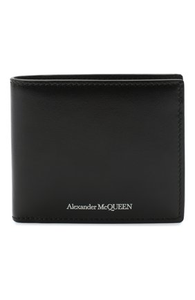 Мужской кожаное портмоне ALEXANDER MCQUEEN черного цвета, арт. 610520/1XI0Y | Фото 1