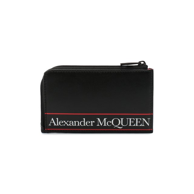 фото Кожаный кошелек для монет alexander mcqueen