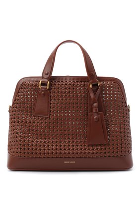 Женская сумка GIORGIO ARMANI черно-белого цвета по цене 237500 руб., арт. Y1A178/YTE5D | Фото 1 Женская сумка GIORGIO ARMANI черно-белого цвета, арт. Y1A178/YTE5D | Фото 1