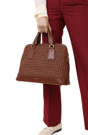 Женская сумка GIORGIO ARMANI черно-белого цвета по цене 237500 руб., арт. Y1A178/YTE5D | Фото 2 Женская сумка GIORGIO ARMANI черно-белого цвета, арт. Y1A178/YTE5D | Фото 2