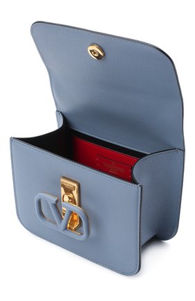 Женская сумка valentino garavani vsling VALENTINO голубого цвета по цене 157500 руб., арт. UW2B0F01/RQR | Фото 4 Женская сумка valentino garavani vsling VALENTINO голубого цвета, арт. UW2B0F01/RQR | Фото 4