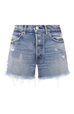 Женские джинсовые шорты MOUSSY голубого цвета по цене 24100 руб., арт. 025DSC11-2310 | Фото 1 Женские джинсовые шорты MOUSSY голубого цвета, арт. 025DSC11-2310 | Фото 1