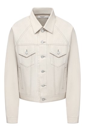 Женская джинсовая куртка MOUSSY белого цвета по цене 32900 руб., арт. 025DSC11-1170 | Фото 1 Женская джинсовая куртка MOUSSY белого цвета, арт. 025DSC11-1170 | Фото 1
