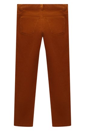 Детские хлопковые брюки LORO PIANA коричневого цвета по цене 25600 руб., арт. FAL2312 | Фото 2 Детские хлопковые брюки LORO PIANA коричневого цвета, арт. FAL2312 | Фото 2