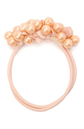 Детская резинка pearls JUNEFEE кораллового цвета по цене 1180 руб., арт. 5290 | Фото 1 Детская резинка pearls JUNEFEE кораллового цвета, арт. 5290 | Фото 1