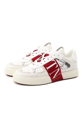 Мужские кожаные кеды valentino garavani vl7n VALENTINO белого цвета по цене 49600 руб., арт. UY2S0C58/WRQ | Фото 1 Мужские кожаные кеды valentino garavani vl7n VALENTINO белого цвета, арт. UY2S0C58/WRQ | Фото 1