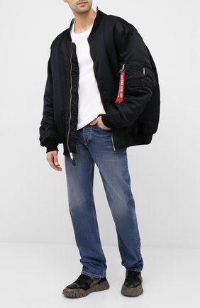 Мужские комбинированные кроссовки rockrunner VALENTINO хаки цвета по цене 71950 руб., арт. UY2S0C88/DAV | Фото 2 Мужские комбинированные кроссовки rockrunner VALENTINO хаки цвета, арт. UY2S0C88/DAV | Фото 2