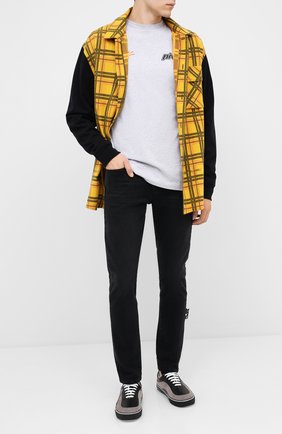 Мужские джинсы OFF-WHITE черного цвета по цене 44200 руб., арт. 0MYA074E20DEN0011001 | Фото 2 Мужские джинсы OFF-WHITE черного цвета, арт. 0MYA074E20DEN0011001 | Фото 2