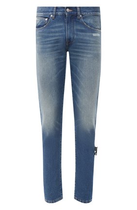 Мужские джинсы OFF-WHITE синего цвета по цене 44200 руб., арт. 0MYA011E20DEN0014901 | Фото 1 Мужские джинсы OFF-WHITE синего цвета, арт. 0MYA011E20DEN0014901 | Фото 1