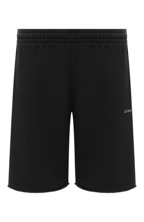 Мужские хлопковые шорты OFF-WHITE черного цвета по цене 35400 руб., арт. 0MCI006E20FLE0051010 | Фото 1 Мужские хлопковые шорты OFF-WHITE черного цвета, арт. 0MCI006E20FLE0051010 | Фото 1