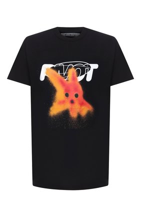 Мужская хлопковая футболка OFF-WHITE черного цвета по цене 25350 руб., арт. 0MAA027E20JER0191025 | Фото 1 Мужская хлопковая футболка OFF-WHITE черного цвета, арт. 0MAA027E20JER0191025 | Фото 1