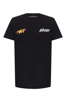 Мужская хлопковая футболка OFF-WHITE черного цвета по цене 23050 руб., арт. 0MAA027E20JER0151018 | Фото 1 Мужская хлопковая футболка OFF-WHITE черного цвета, арт. 0MAA027E20JER0151018 | Фото 1