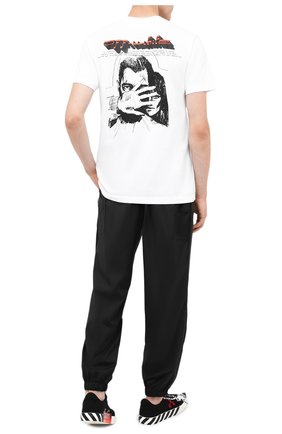 Мужская хлопковая футболка OFF-WHITE белого цвета по цене 27200 руб., арт. 0MAA027E20JER0120110 | Фото 2 Мужская хлопковая футболка OFF-WHITE белого цвета, арт. 0MAA027E20JER0120110 | Фото 2