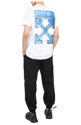 Мужская хлопковая футболка OFF-WHITE белого цвета по цене 24100 руб., арт. 0MAA027E20JER0050145 | Фото 2 Мужская хлопковая футболка OFF-WHITE белого цвета, арт. 0MAA027E20JER0050145 | Фото 2