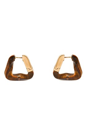 Женские серьги BOTTEGA VENETA коричневого цвета по цене 48600 руб., арт. 617684/V8835 | Фото 1 Женские серьги BOTTEGA VENETA коричневого цвета, арт. 617684/V8835 | Фото 1