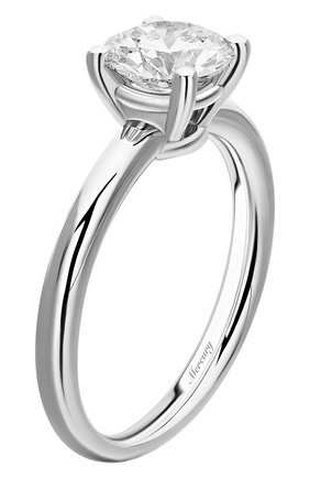 Женские кольцо MERCURY бесцветного цвета, арт. MR100/4WRD | Фото 4 (Материал сплава: Белое золото; Драгоценные камни: Бриллианты)