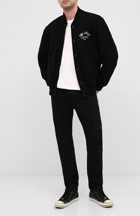 Мужские кожаные кеды PALM ANGELS черного цвета по цене 28500 руб., арт. PMIA048E20LEA0011001 | Фото 2 Мужские кожаные кеды PALM ANGELS черного цвета, арт. PMIA048E20LEA0011001 | Фото 2