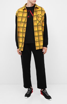 Мужские текстильные кроссовки DSQUARED2 черного цвета по цене 41100 руб., арт. SNM0121 59203147 | Фото 2 Мужские текстильные кроссовки DSQUARED2 черного цвета, арт. SNM0121 59203147 | Фото 2