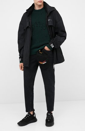 Мужские текстильные кроссовки DSQUARED2 черного цвета по цене 41100 руб., арт. SNM0121 59203147 | Фото 2 Мужские текстильные кроссовки DSQUARED2 черного цвета, арт. SNM0121 59203147 | Фото 2