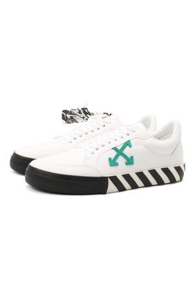 Мужские текстильные кеды vulcanized OFF-WHITE белого цвета по цене 15500 руб., арт. 0MIA085E20FAB0010155 | Фото 1 Мужские текстильные кеды vulcanized OFF-WHITE белого цвета, арт. 0MIA085E20FAB0010155 | Фото 1