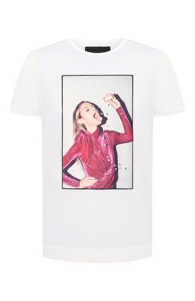 Мужская хлопковая футболка LIMITATO белого цвета по цене 13300 руб., арт. CALM ME/T-SHIRT REGULAR | Фото 1 Мужская хлопковая футболка LIMITATO белого цвета, арт. CALM ME/T-SHIRT REGULAR | Фото 1