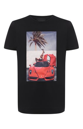 Мужская хлопковая футболка LIMITATO черного цвета по цене 13300 руб., арт. HELL ME/T-SHIRT REGULAR | Фото 1 Мужская хлопковая футболка LIMITATO черного цвета, арт. HELL ME/T-SHIRT REGULAR | Фото 1