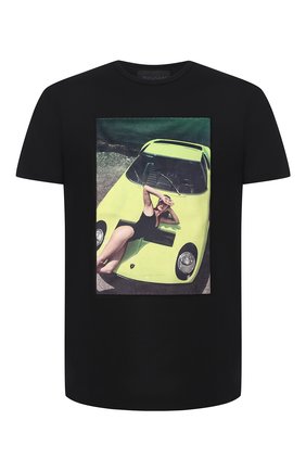 Мужская хлопковая футболка LIMITATO черного цвета по цене 13300 руб., арт. THINK PINK/T-SHIRT REGULAR | Фото 1 Мужская хлопковая футболка LIMITATO черного цвета, арт. THINK PINK/T-SHIRT REGULAR | Фото 1