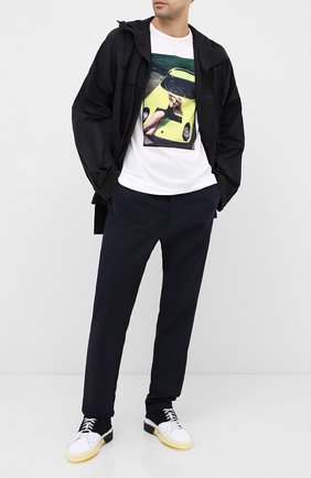 Мужская хлопковая футболка LIMITATO белого цвета по цене 13300 руб., арт. THINK PINK/T-SHIRT REGULAR | Фото 2 Мужская хлопковая футболка LIMITATO белого цвета, арт. THINK PINK/T-SHIRT REGULAR | Фото 2