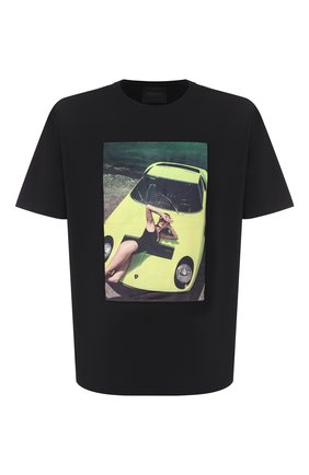 Мужская хлопковая футболка LIMITATO черного цвета по цене 13800 руб., арт. THINK PINK/T-SHIRT RELAX | Фото 1 Мужская хлопковая футболка LIMITATO черного цвета, арт. THINK PINK/T-SHIRT RELAX | Фото 1