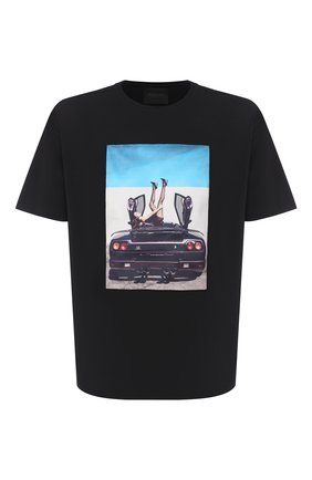 Мужская хлопковая футболка LIMITATO черного цвета по цене 13800 руб., арт. HIGH HEELS/T-SHIRT RELAX | Фото 1 Мужская хлопковая футболка LIMITATO черного цвета, арт. HIGH HEELS/T-SHIRT RELAX | Фото 1