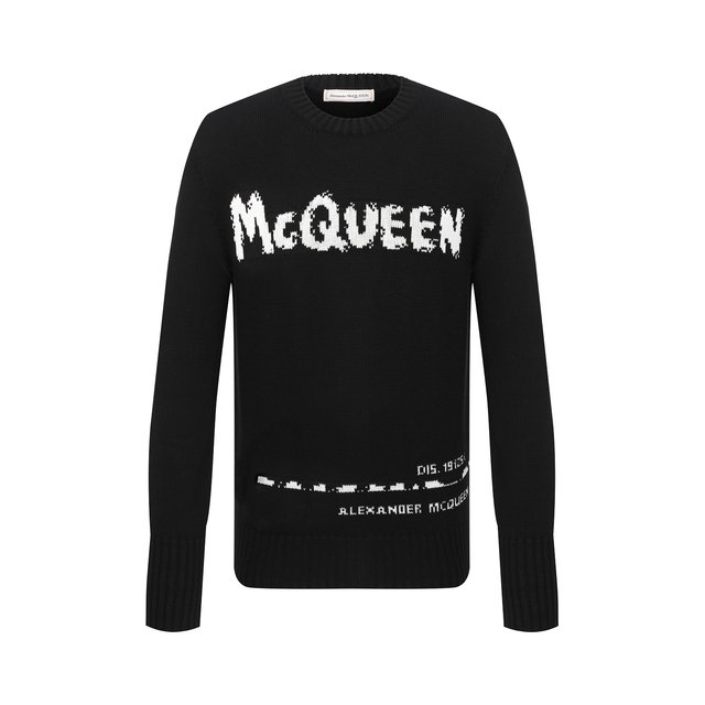 Хлопковый свитер Alexander McQueen 11196013