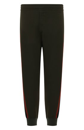 Мужские джоггеры ALEXANDER MCQUEEN хаки цвета по цене 83400 руб., арт. 625381/QPR38 | Фото 1 Мужские джоггеры ALEXANDER MCQUEEN хаки цвета, арт. 625381/QPR38 | Фото 1 (Длина (брюки, джинсы): Стандартные; Силуэт М (брюки): Джоггеры; Кросс-КТ: Спорт)