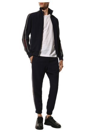Мужской джоггеры ALEXANDER MCQUEEN синего цвета по цене 76450 руб., арт. 625381/QPR38 | Фото 2 Мужской джоггеры ALEXANDER MCQUEEN синего цвета, арт. 625381/QPR38 | Фото 2