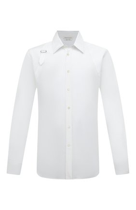 Мужская хлопковая рубашка ALEXANDER MCQUEEN белого цвета по цене 38250 руб., арт. 624753/QPN44 | Фото 1 Мужская хлопковая рубашка ALEXANDER MCQUEEN белого цвета, арт. 624753/QPN44 | Фото 1