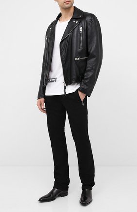 Мужская хлопковый лонгслив ALEXANDER MCQUEEN белого цвета по цене 45500 руб., арт. 624173/QPZ62 | Фото 2 Мужская хлопковый лонгслив ALEXANDER MCQUEEN белого цвета, арт. 624173/QPZ62 | Фото 2