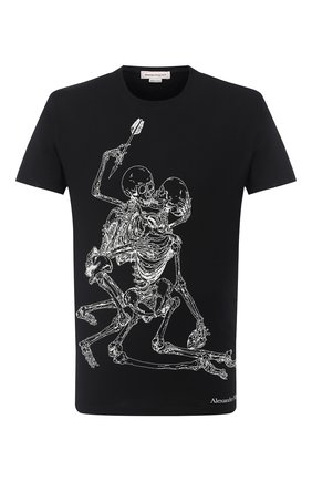 Мужская хлопковая футболка ALEXANDER MCQUEEN черного цвета по цене 26150 руб., арт. 624170/QPZ60 | Фото 1 Мужская хлопковая футболка ALEXANDER MCQUEEN черного цвета, арт. 624170/QPZ60 | Фото 1