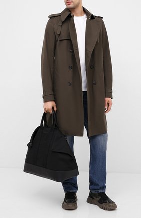 Мужская комбинированная дорожная сумка ALEXANDER MCQUEEN черного цвета по цене 108000 руб., арт. 575553/HU04B | Фото 2 Мужская комбинированная дорожная сумка ALEXANDER MCQUEEN черного цвета, арт. 575553/HU04B | Фото 2