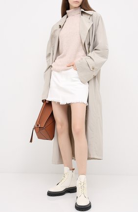 Женская джинсовая юбка MOUSSY белого цвета по цене 17250 руб., арт. 025DSC11-2370 | Фото 2 Женская джинсовая юбка MOUSSY белого цвета, арт. 025DSC11-2370 | Фото 2