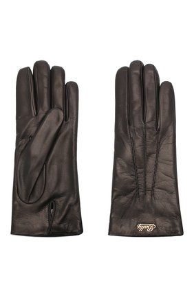 Женские кожаные перчатки BALLY черного цвета по цене 24400 руб., арт. L9P0031L-1S016/00 | Фото 2 Женские кожаные перчатки BALLY черного цвета, арт. L9P0031L-1S016/00 | Фото 2