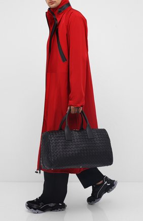 Мужская кожаная дорожная сумка BOTTEGA VENETA черного цвета по цене 276000 руб., арт. 630251/VCRL2 | Фото 2 Мужская кожаная дорожная сумка BOTTEGA VENETA черного цвета, арт. 630251/VCRL2 | Фото 2