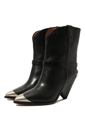Женские кожаные ботильоны lamsy ISABEL MARANT черного цвета по цене 84050 руб., арт. LAMSY/B00194-00M013S | Фото 1 Женские кожаные ботильоны lamsy ISABEL MARANT черного цвета, арт. LAMSY/B00194-00M013S | Фото 1