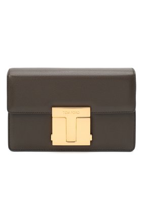Женская сумка TOM FORD хаки цвета по цене 175000 руб., арт. L1262T-LG0009 | Фото 1 Женская сумка TOM FORD хаки цвета, арт. L1262T-LG0009 | Фото 1