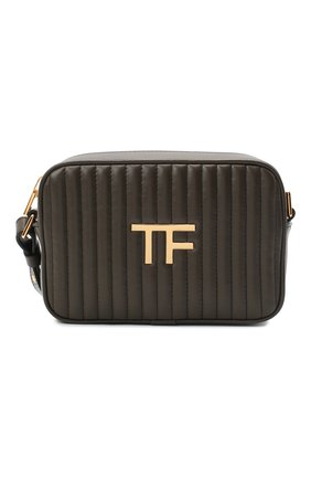 Женская сумка TOM FORD хаки цвета по цене 92550 руб., арт. L1337T-ICL019 | Фото 1 Женская сумка TOM FORD хаки цвета, арт. L1337T-ICL019 | Фото 1