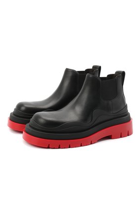 Женские кожаные ботинки bv tire BOTTEGA VENETA черного цвета по цене 74800 руб., арт. 630300/VBS50 | Фото 1 Женские кожаные ботинки bv tire BOTTEGA VENETA черного цвета, арт. 630300/VBS50 | Фото 1