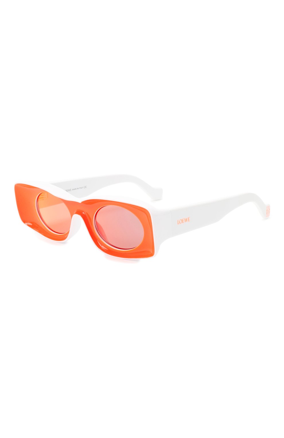 Женские солнцезащитные очки loewe x paula's ibiza LOEWE оранжевого цвета, арт. LW40033I | Фото 1 (Тип очков: С/з; Оптика Гендер: оптика-женское; Очки форма: Прямоугольные)