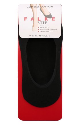 Женские хлопковые подследники step FALKE черного цвета по цене 1110 руб., арт. 47567 | Фото 1 Женские хлопковые подследники step FALKE черного цвета, арт. 47567 | Фото 1